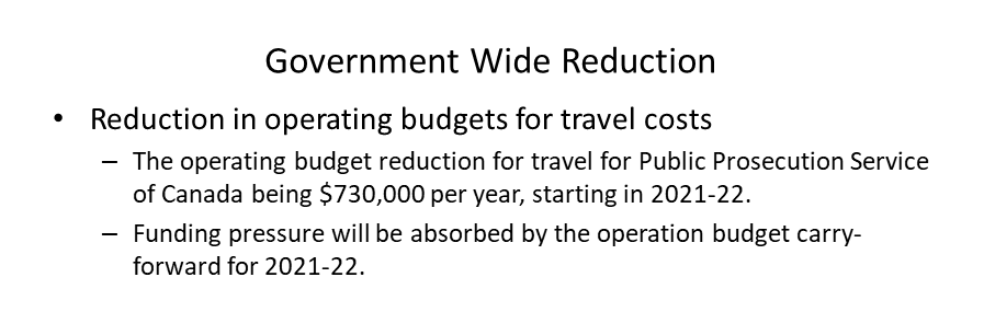 Government Wide Reduction