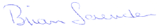 Brian Saunders' Signature