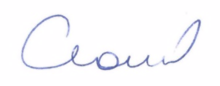 Signature de Kathleen Roussel
